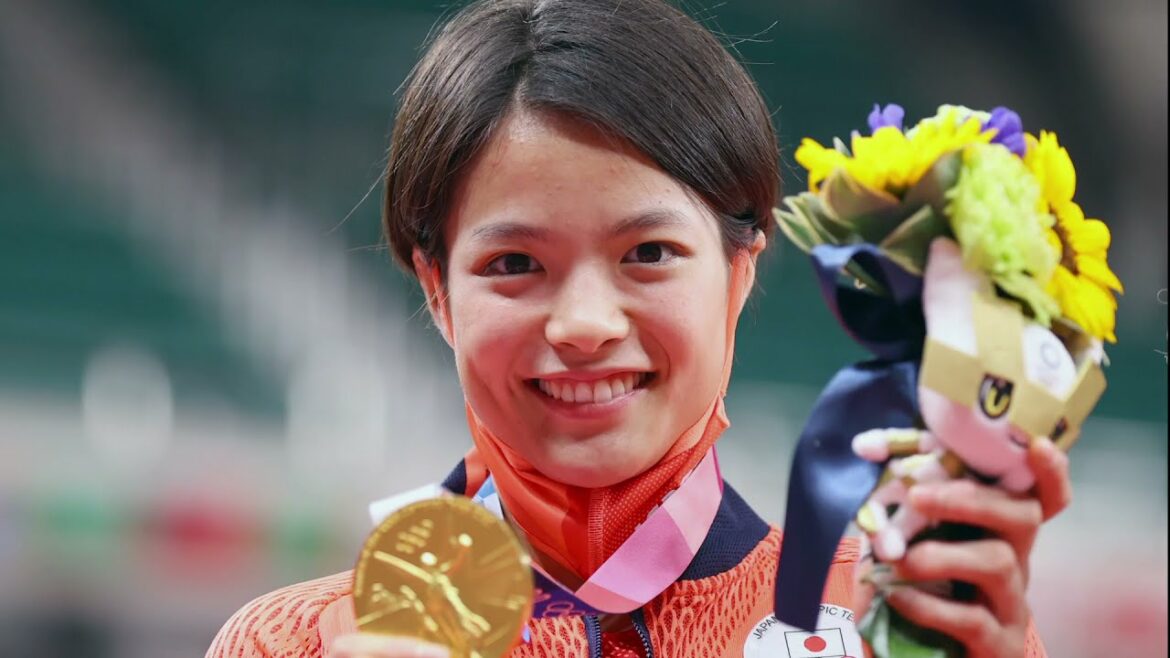 【五輪連続写真】 柔道女子52キロ級決勝　阿部詩が金メダル