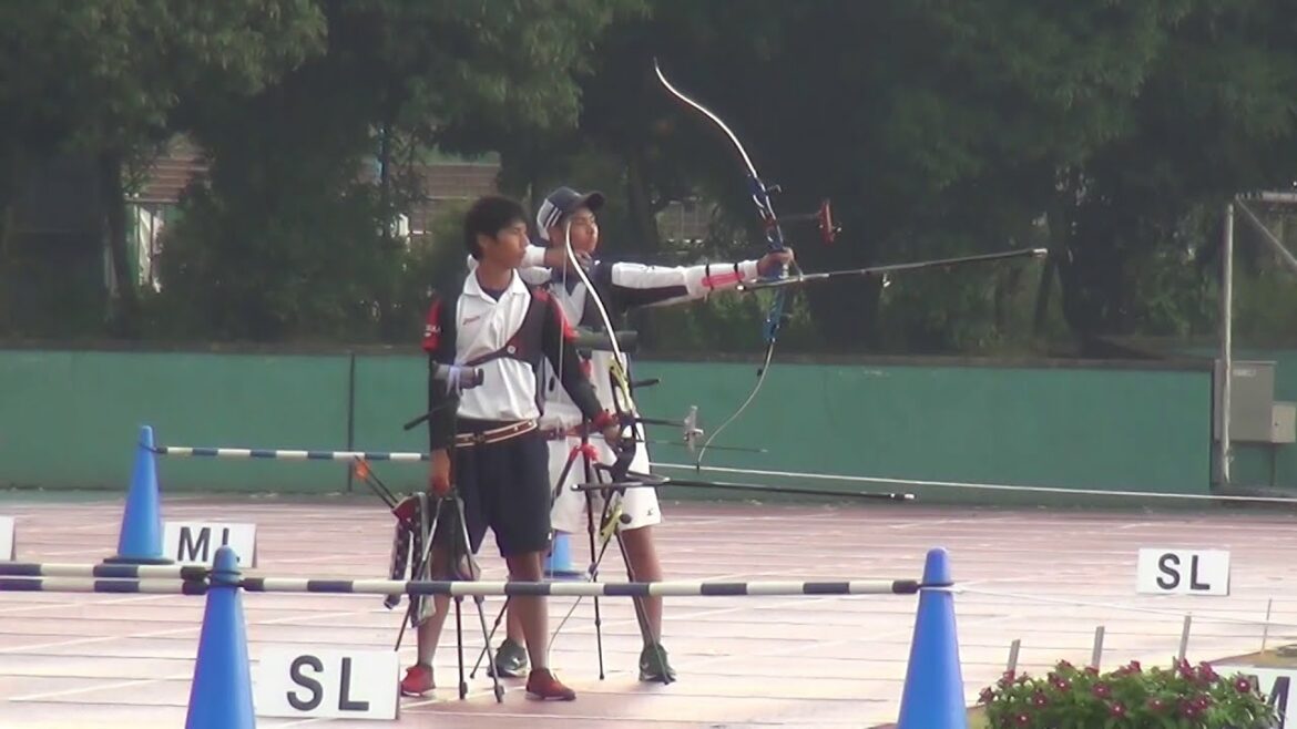 2015年IH アーチェリー 男子 個人 決勝 河田悠希（佐伯）vs 永友隼斗（折尾）