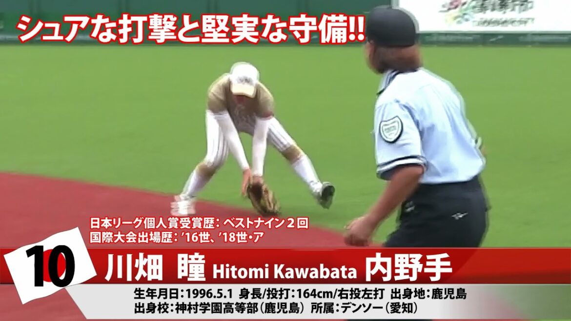 第32回オリンピック競技大会2020東京ソフトボール競技 日本代表候補選手 川畑瞳