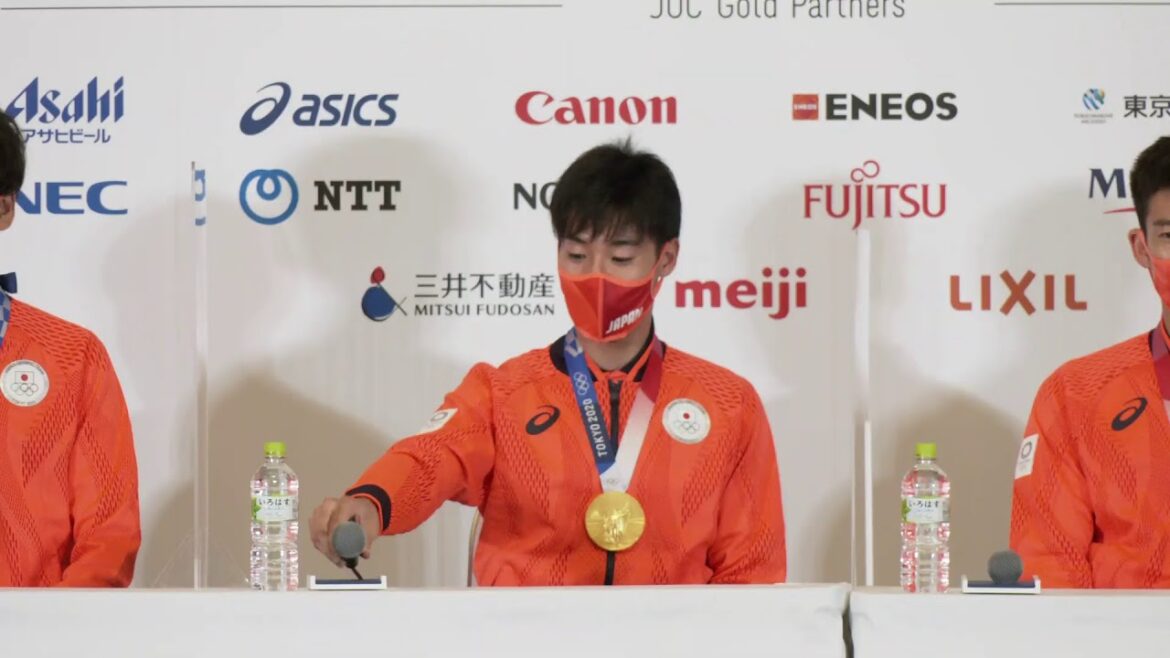 【LIVE】メダリスト記者会見 #フェンシング 男子エペ団体 山田優 選手 見延和靖 選手 加納虹輝 選手 宇山賢 選手