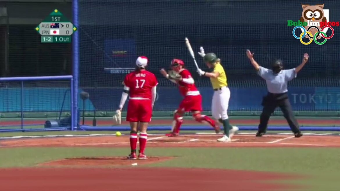 オーストラリア1-8日本、ソフトボールPRIMERA COMPETENCIA en TOKYO 2020 / TOKYO2020の最初のイベント