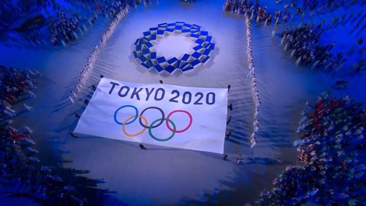 #Olympics #OpeningCeremonyでの＃Tokyo2020エンブレムは3つのvaで構成されています...