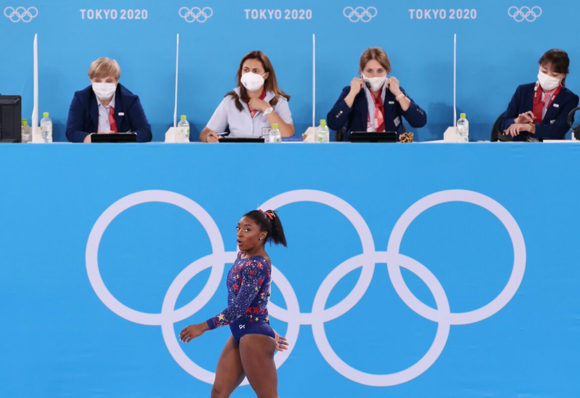 ＃Tokyo2020でのシモーネ・バイルズ#UnitedByEmotion |  #StrongerTogether |  ＃オリンピック..。