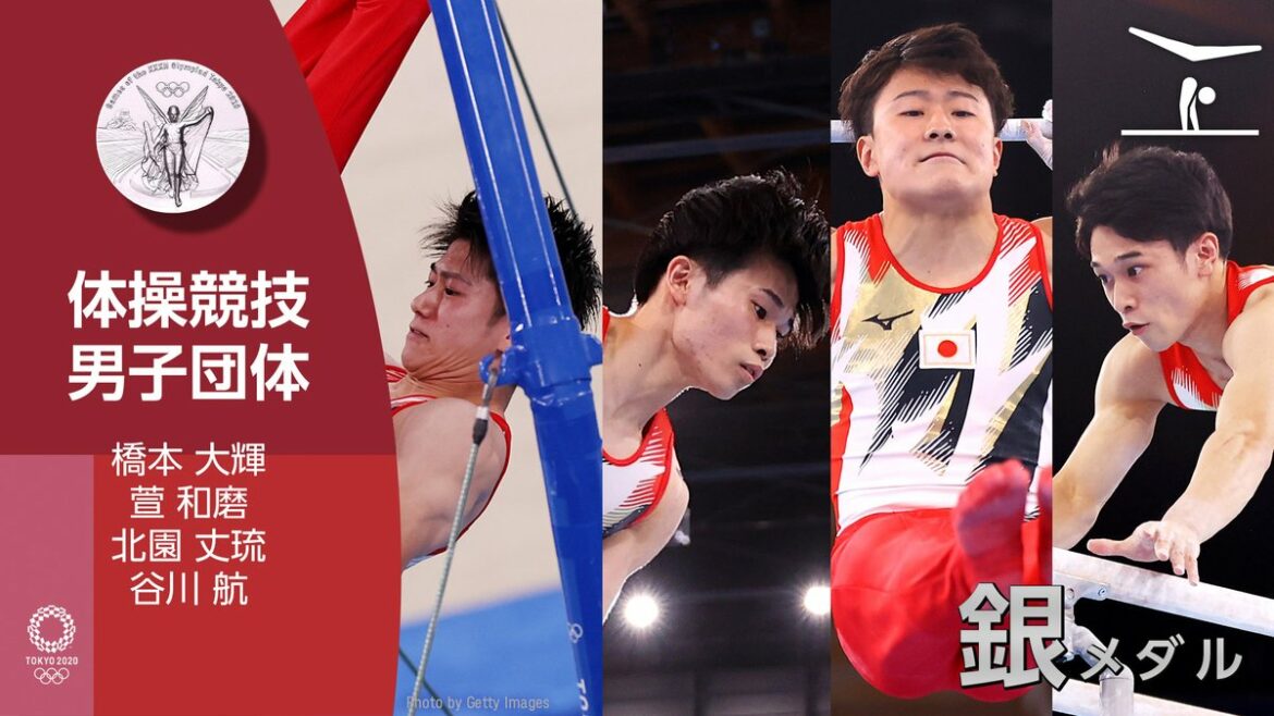 メダル速報

#体操競技 男子団体 日本代表が #銀メダル 獲得！
橋本 大輝 選手
萱 和磨 選手
北園 丈琉 選手
谷川 航 選手

#Tokyo2020 ...
