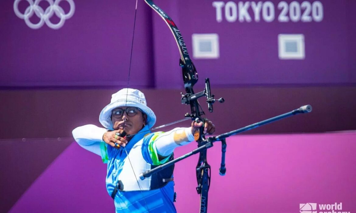 東京オリンピック：ディーピカー・クマリがアーチェリーラウンド16に到達#DeepikaKumari #Arch .. ..