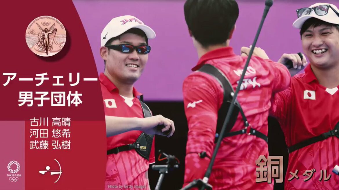 #アーチェリー 男子団体 

#銅メダル を獲得した
日本代表の
古川 高晴 選手
河田 悠希 選手
武藤 弘樹 選手
からコメントが届きました

#Tokyo...