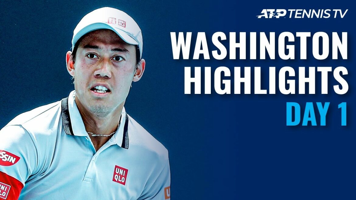 Nishikori Gets Underway; Sock & Nishioka Battle to Face Nadal | Washington 2021 Highlights Day 1 Nishikori Gets Underway; Sock & Nishioka Battle to Face Nadal | Washington 2021 Highlights Day 1
