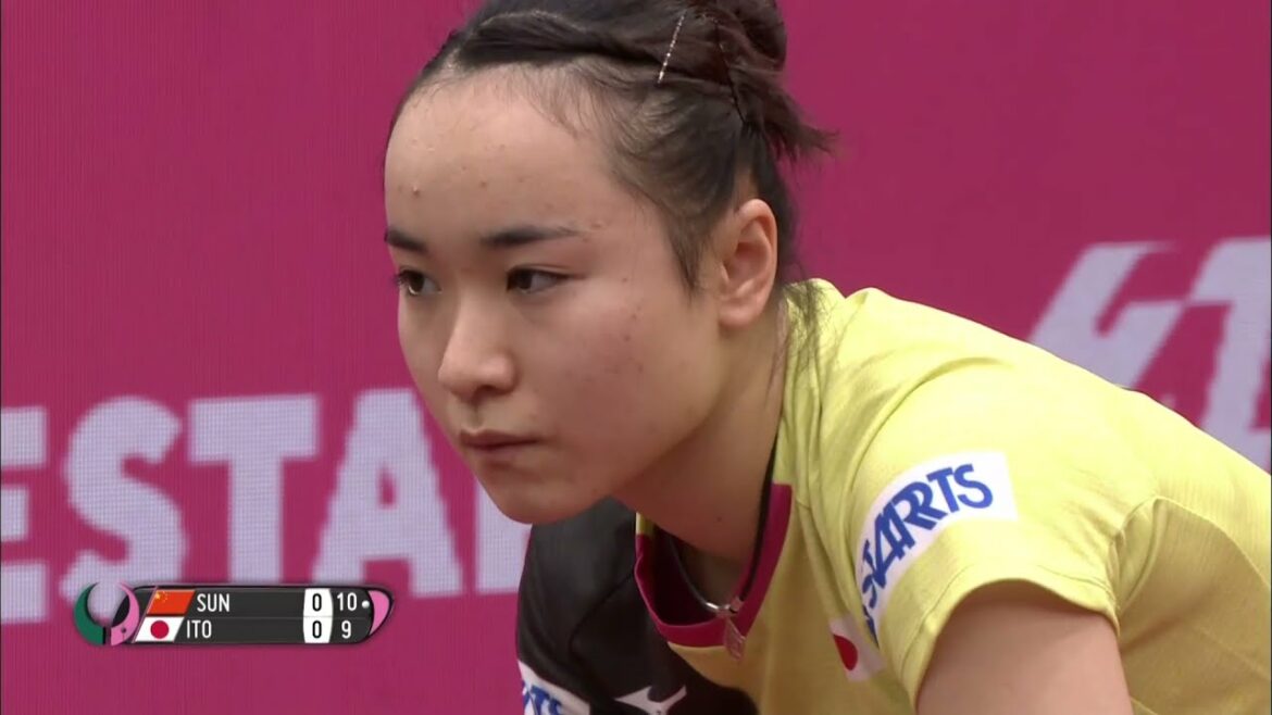 【ハイライト】伊藤美誠 vs 孫穎莎【TABLE1】女子ワールドカップ2020 準決勝