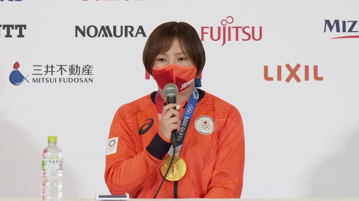 【LIVE】メダリスト記者会見 #レスリング 女子フリースタイル62kg