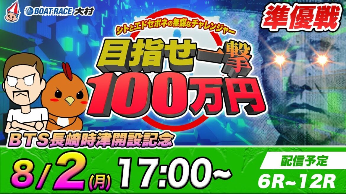 ボートレース大村 | シトとエドセポネの無謀なチャレンジャー目指せ一撃１００万円 #12