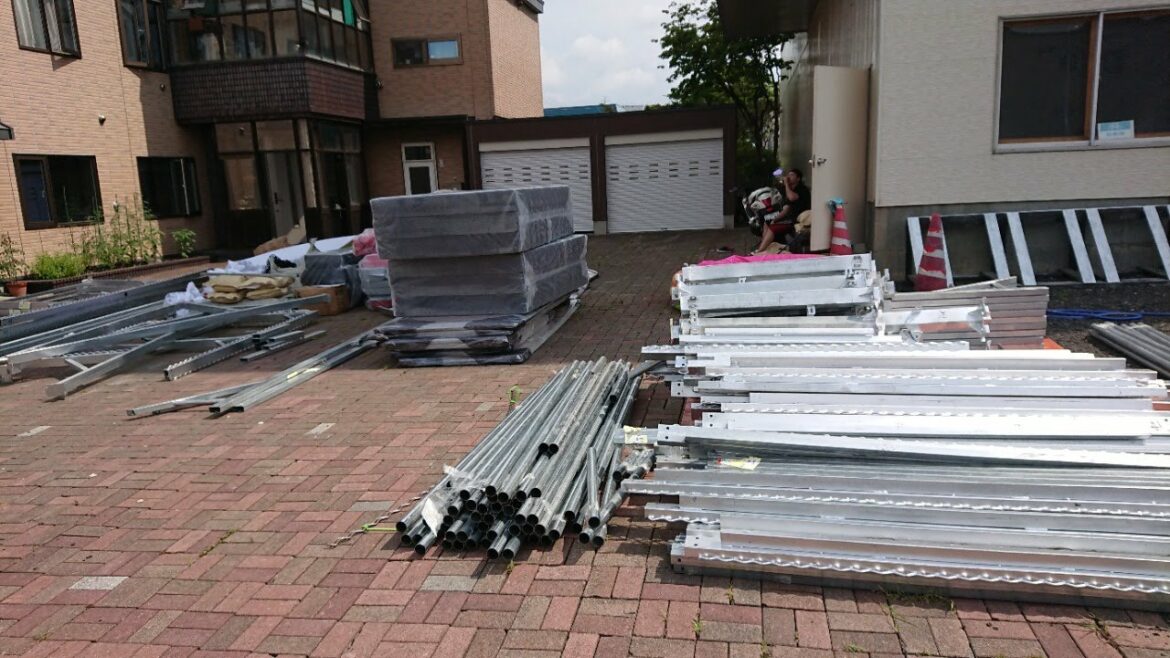 【ライブ】トランポリンリニューアル工事！今日も臨時休業です（汗）トラポリン組み立て！6日目の様子【垂れ流し】