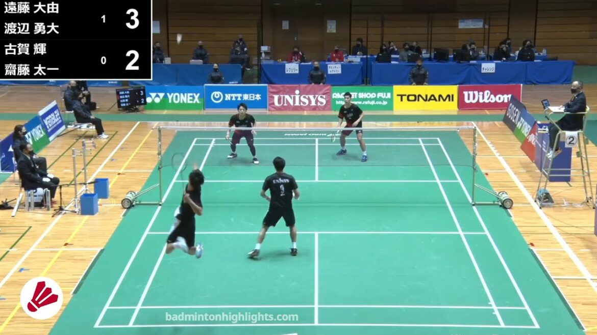 遠藤渡辺は日本では強すぎる | 遠藤 大由 / 渡辺 勇大vs 古賀 輝 / 齋藤 太一 | 74回全日本総合バドミントン選手権大会 2020 | バドミントン日本 遠藤渡辺は日本では強すぎる | 遠藤 大由 / 渡辺 勇大vs 古賀 輝 / 齋藤 太一 | 74回全日本総合バドミントン選手権大会 2020 | バドミントン日本
