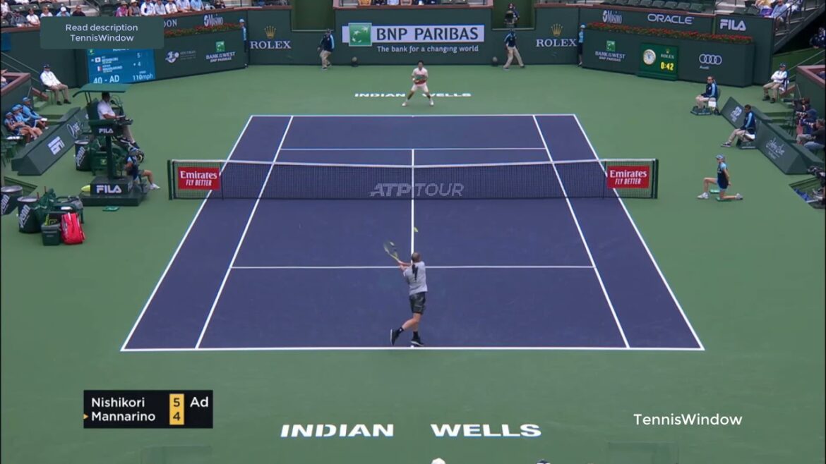 Nishikori (錦織) VS Mannarino (マナリノ)