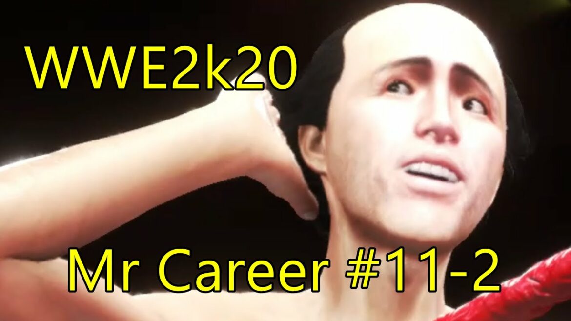 【WWE2K20】「My Career #11-2」今田美桜さんと江頭2：50さんをモデルにしたキャラで始めました❣+宣伝❤