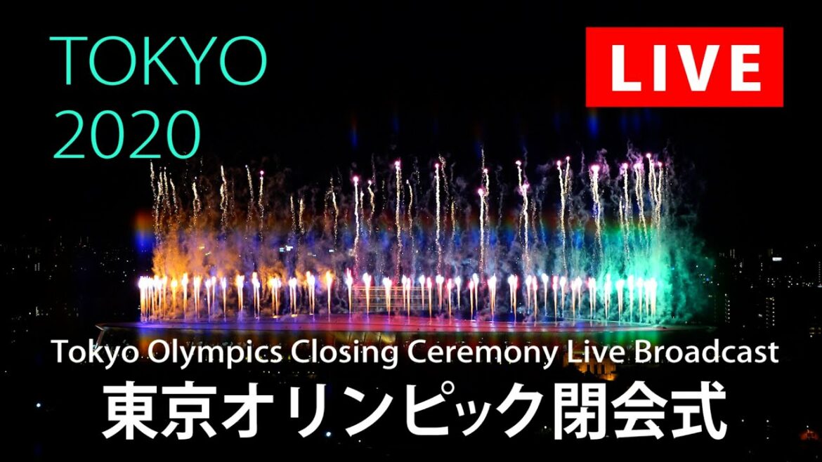 【LIVE】Tokyo Olympics Closing Ceremony Live Broadcast　東京オリンピック閉会式　生中継
