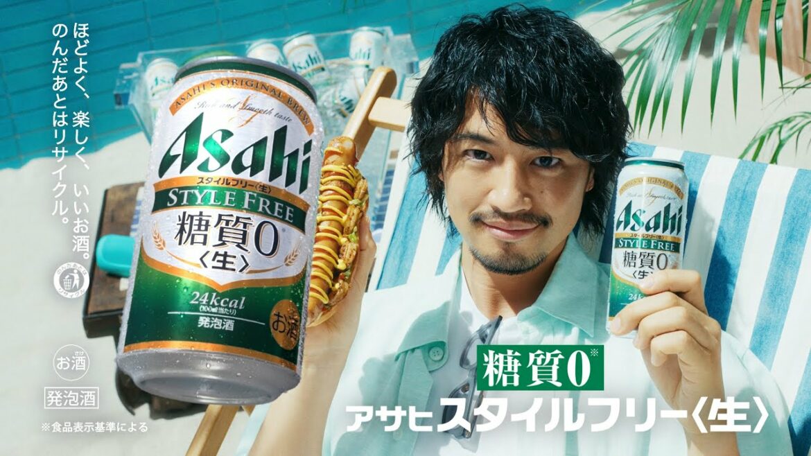 スタイルフリー 「食事と合う！」篇 6秒 斎藤工