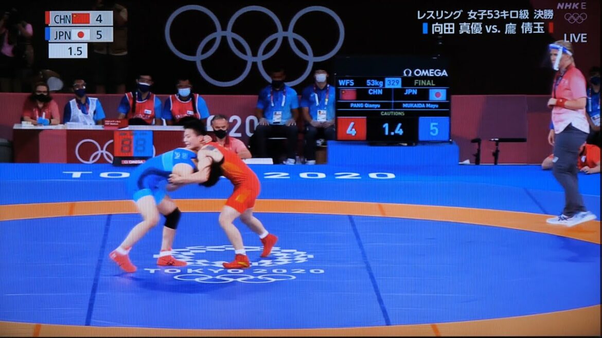 向田真優　金メダル　レスリング女子53Kg