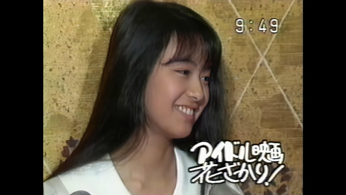 後藤久美子　映画『ガラスの中の少女』制作発表 （1988年）