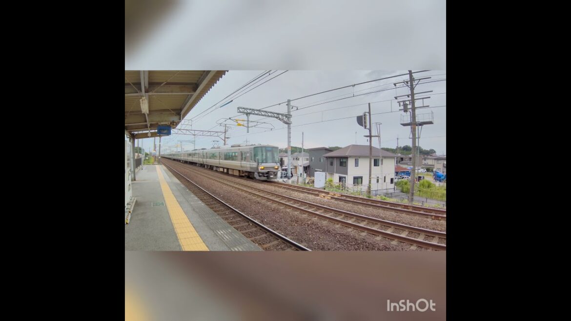 JR西日本 琵琶湖線 新快速電車 4K HDR撮影