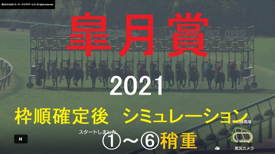 【競馬予想2021】第81回皐月賞（GⅠ）シミュレーション枠順確定後6パターン（①～⑥稍重）【WP9】20210416