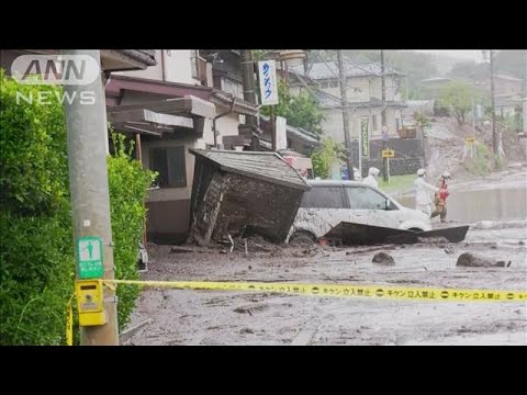 各地で大雨の被害相次ぐ 長野では親子3人死亡(2021年8月16日) 各地で大雨の被害相次ぐ 長野では親子3人死亡(2021年8月16日)