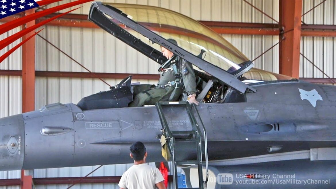 F-16戦闘機のスクランブル訓練 - アメリカ本土防衛･空軍州兵