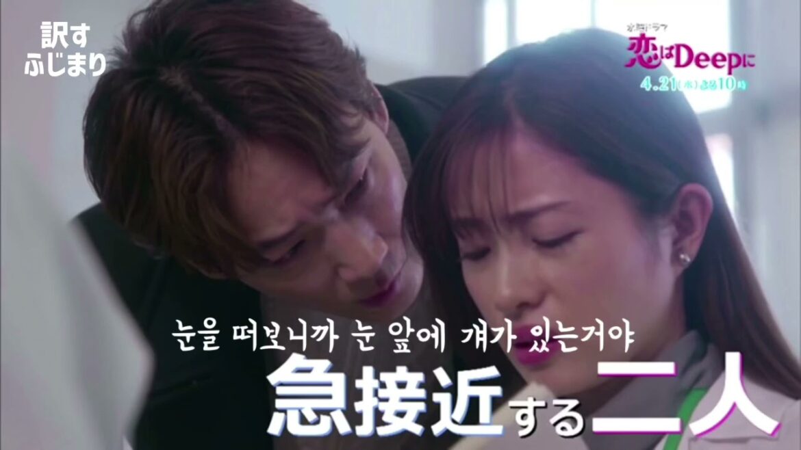 일본드라마 일드 水曜ドラマ恋はDeepに 영상번역 일본어 공부 映像翻訳 日テレ Japanese drama fujimaritranslation