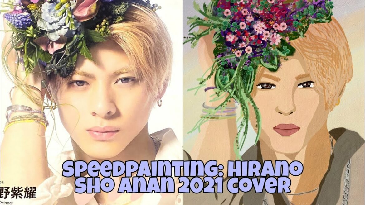 Speedpainting: Hirano Sho anan 8.25.21 cover (平野紫耀 : 恋のリアル)