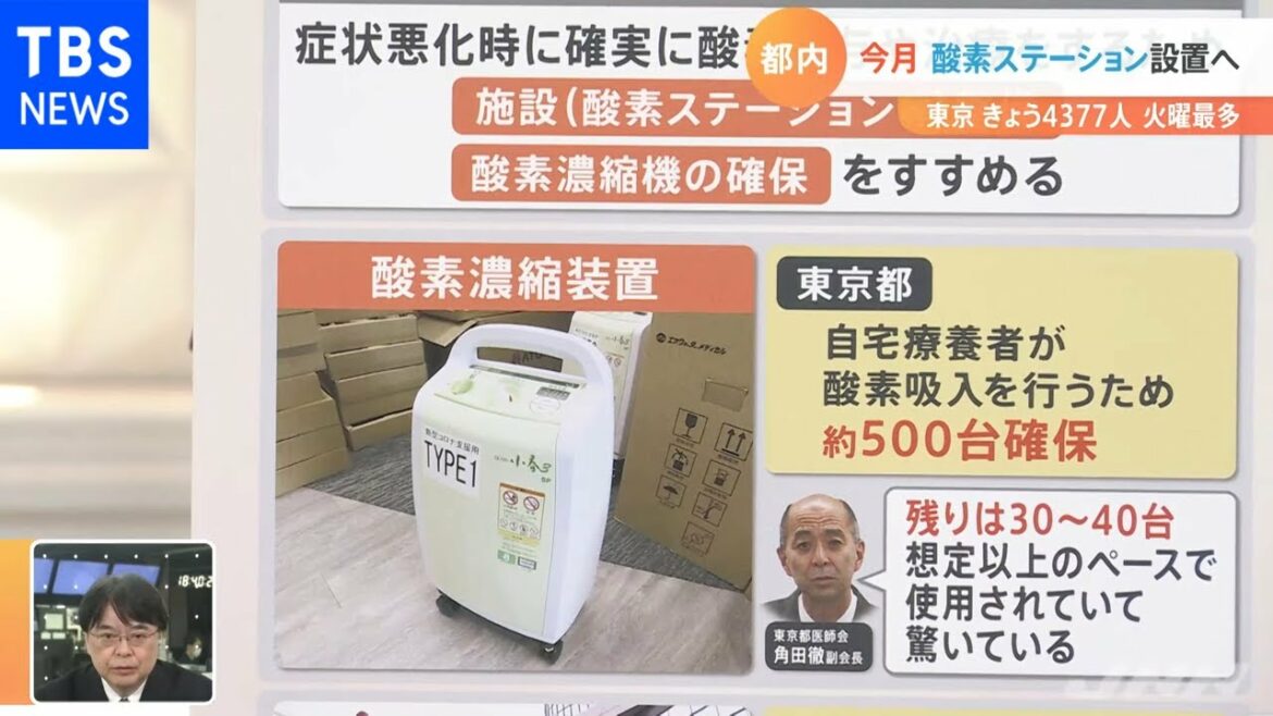 【解説】酸素が足りない？東京都は今月下旬「酸素ステーション」設置へ