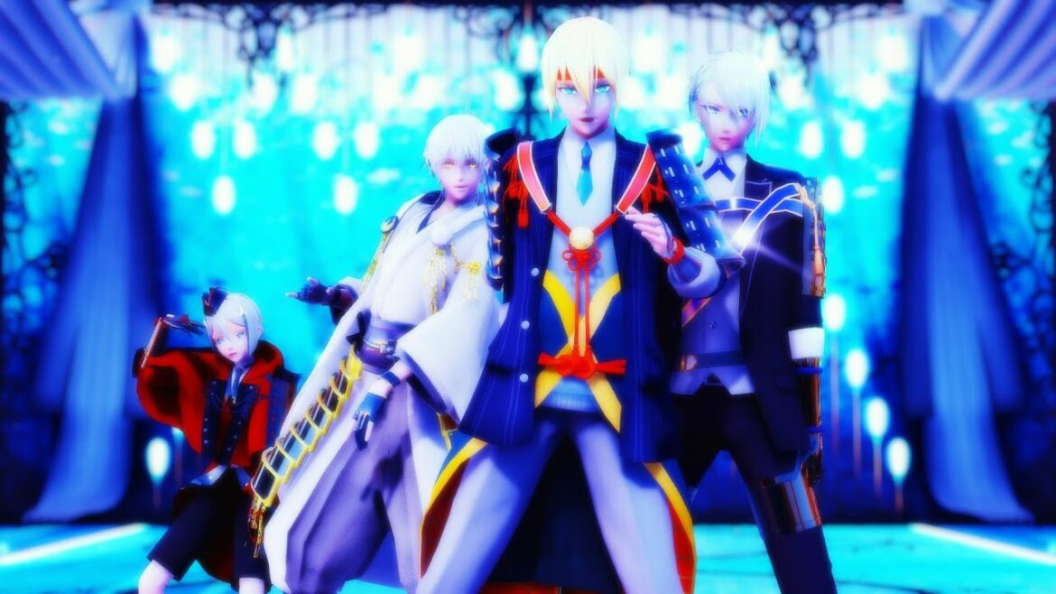【MMD刀剣乱舞】ヒビカセ【国広極・長義・鶴丸・日向】