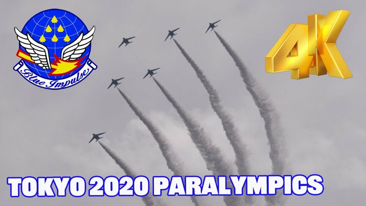 [4K]ブルーインパルスが東京の空に帰ってきた! パラリンピックフライト予行 Paralympic Games Blue Impulse Flight JASDF