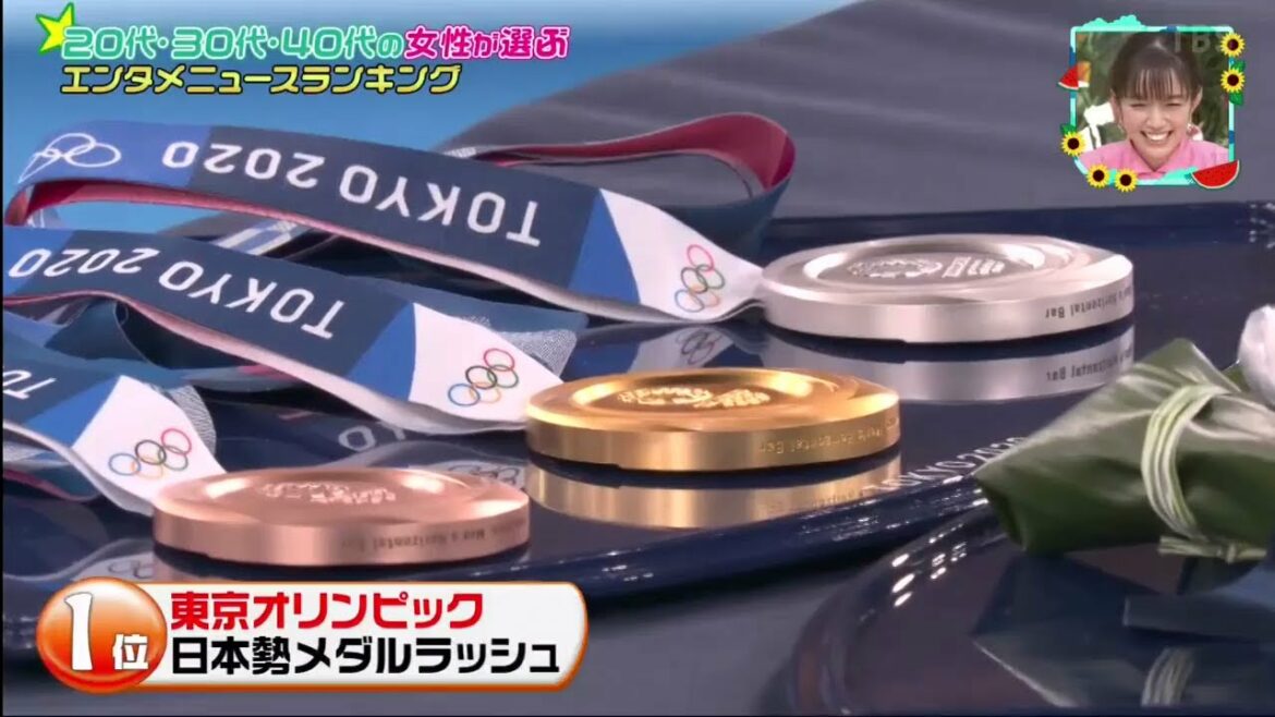 「東京オリンピック」日本勢メダルラッシュ !『王様のブランチ』