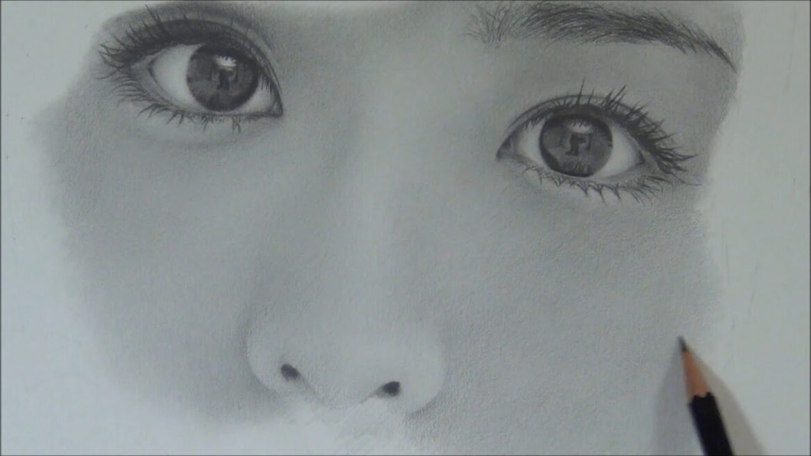 石原さとみ　鉛筆画　完成までの一部始終　カラーVer