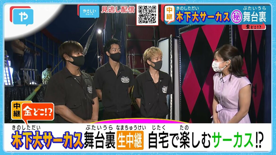 【中継】木下大サーカス ㊙舞台裏に川北アナが潜入 【中継】木下大サーカス ㊙舞台裏に川北アナが潜入