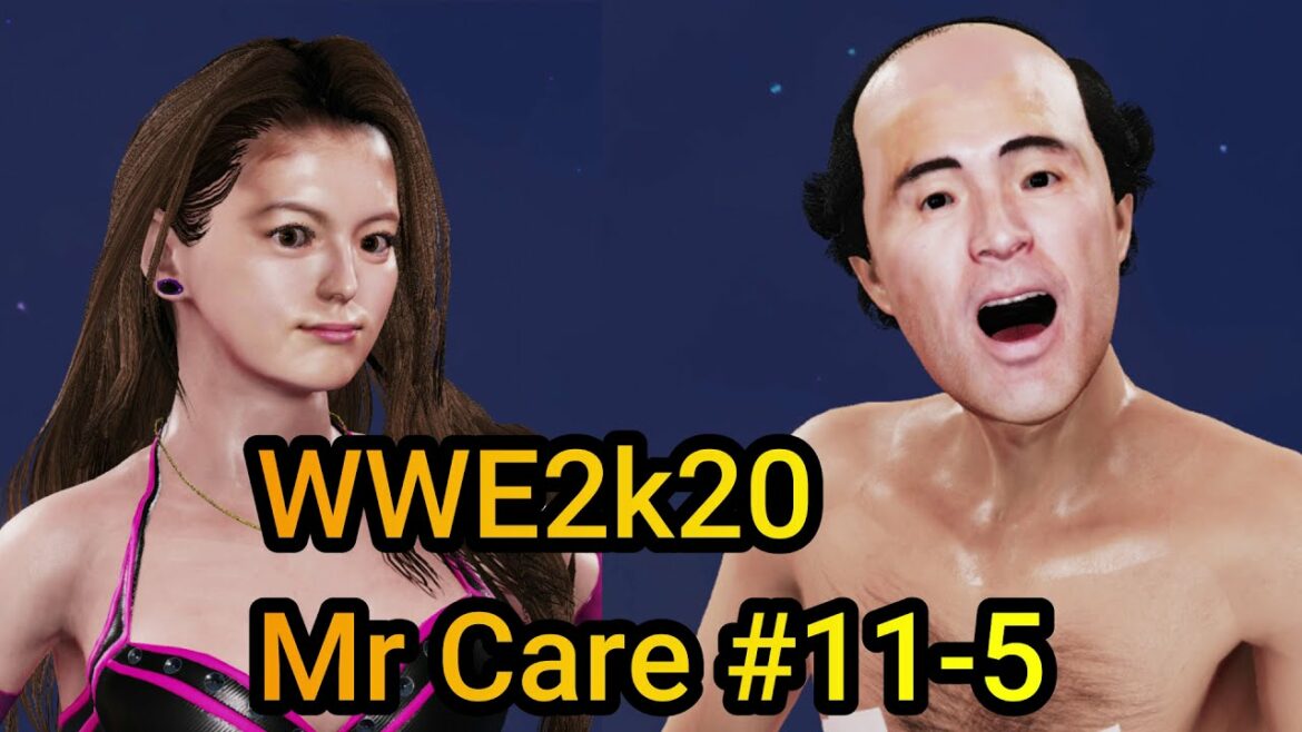 【WWE2K20】「My Career #11-5」今田美桜さんと江頭2：50さんをモデルにしたキャラで始めました❣