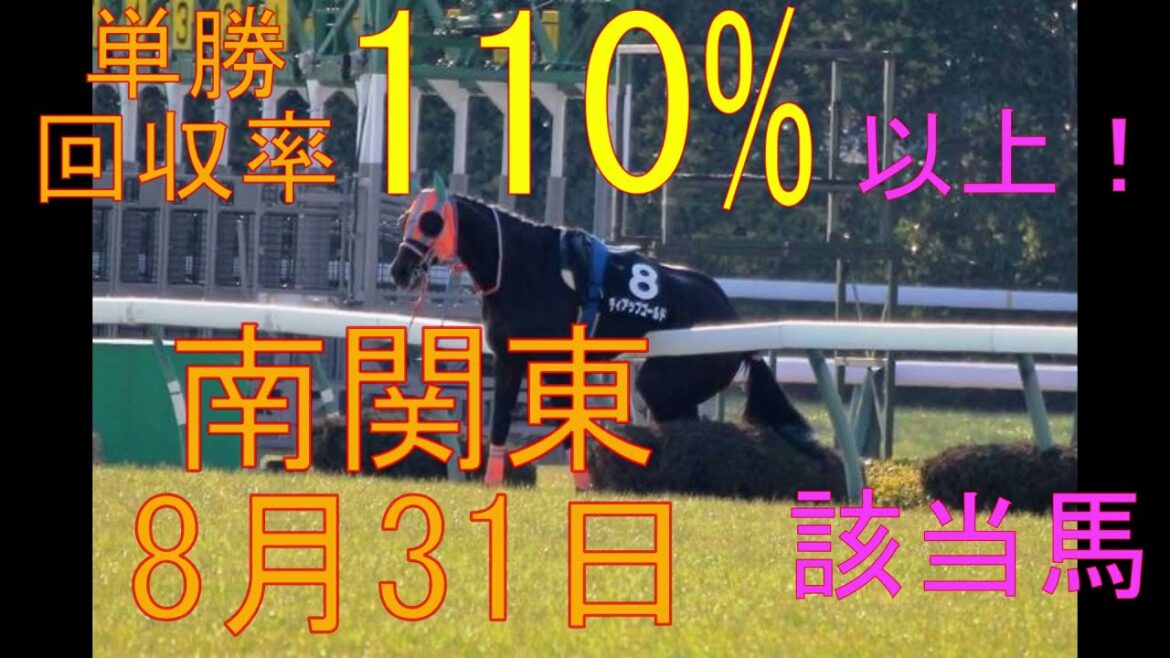 【2021年8月31日川崎競馬】過去3年半で回収率110%以上の該当馬です【スパーキングサマーカップ】競馬馬券術 【2021年8月31日川崎競馬】過去3年半で回収率110%以上の該当馬です【スパーキングサマーカップ】競馬馬券術
