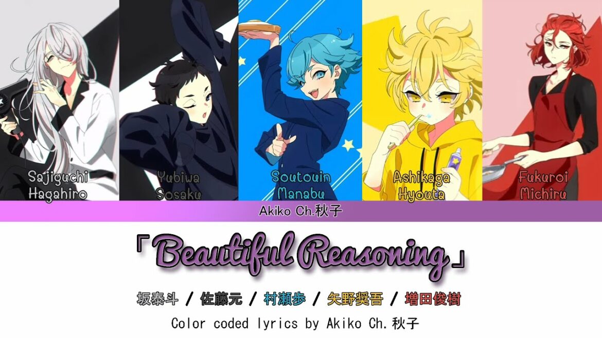 「Beautiful Reasoning」Bishounen-tanteidan ED | Color coded lyrics (Kan/Rom/Eng)Edit-ver【Akiko Ch. 秋子】