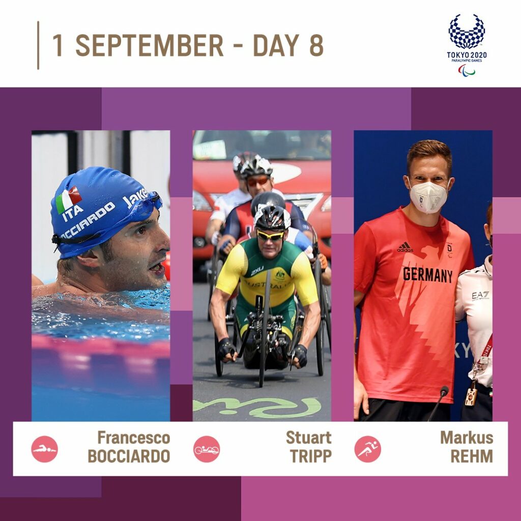 8日目⃣|  @ Paralympics#Tokyo2020フランチェスコボッチャルドを観戦する選手..。 8日目⃣|  @ Paralympics#Tokyo2020フランチェスコボッチャルドを観戦する選手..。