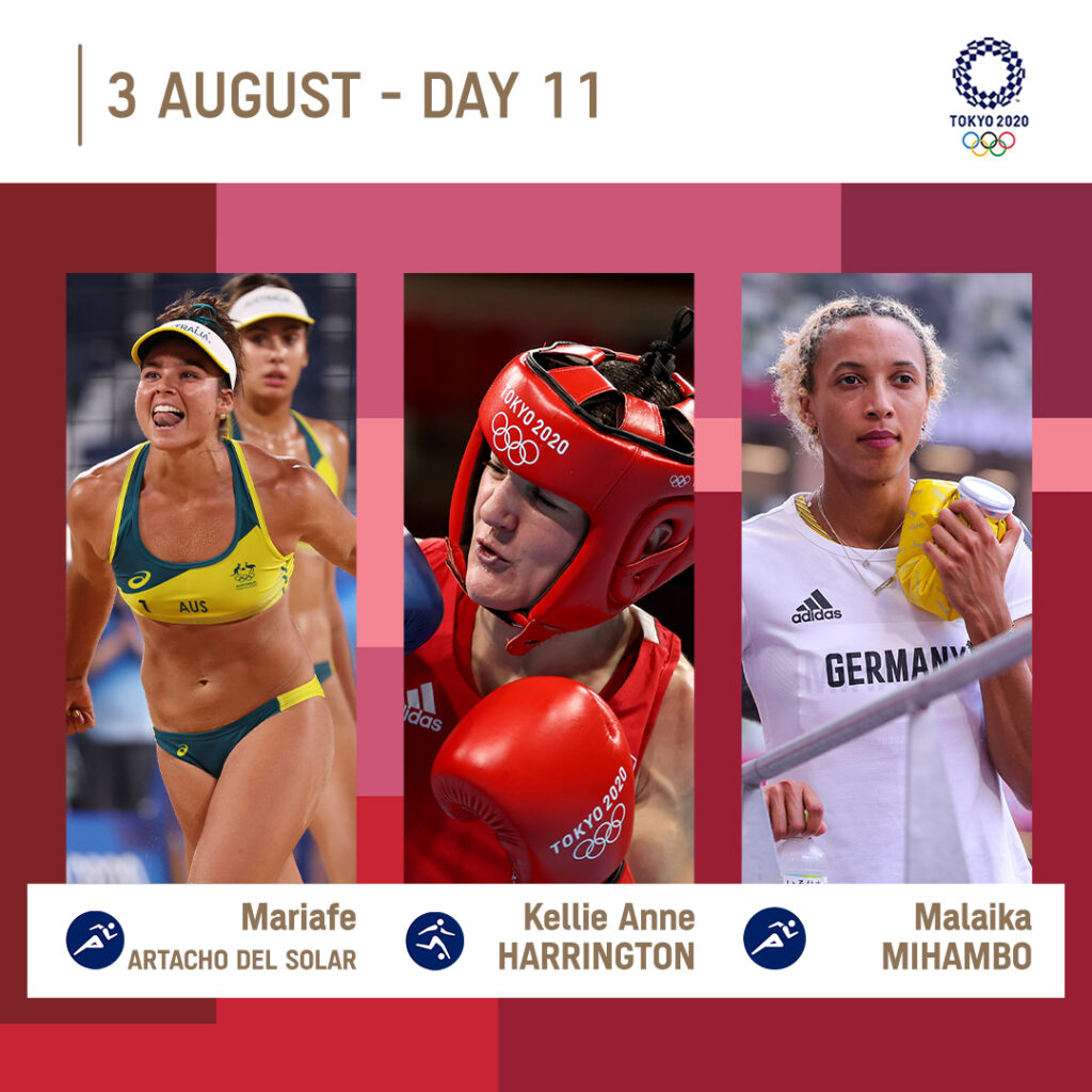 1日目⃣1⃣|  @ Olympics＃Tokyo2020 @MariafeADS @K ..を観戦する選手