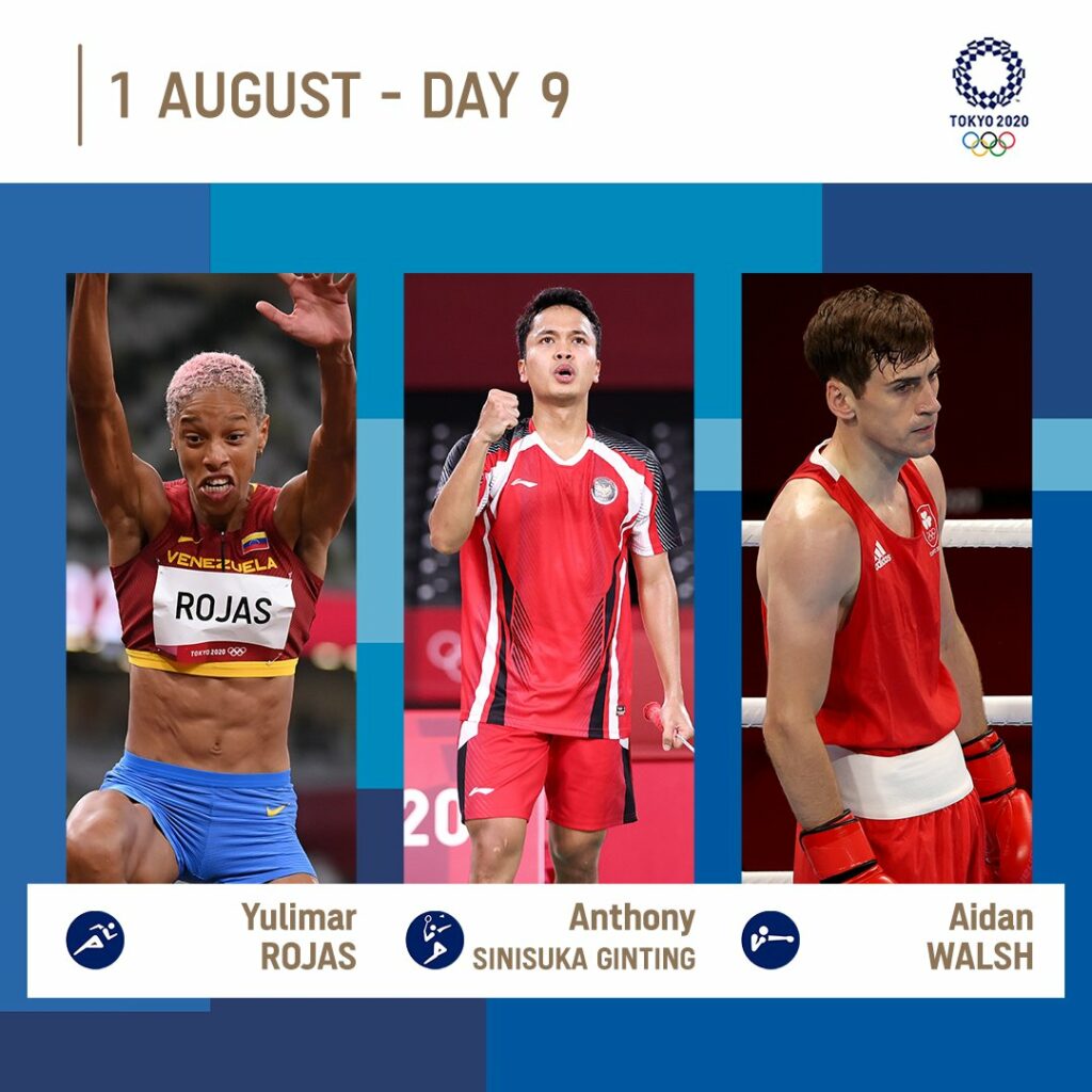 9日目⃣| 観戦選手@ Olympics＃Tokyo2020 @ TeamRojas45 @sinisukaan .. ..