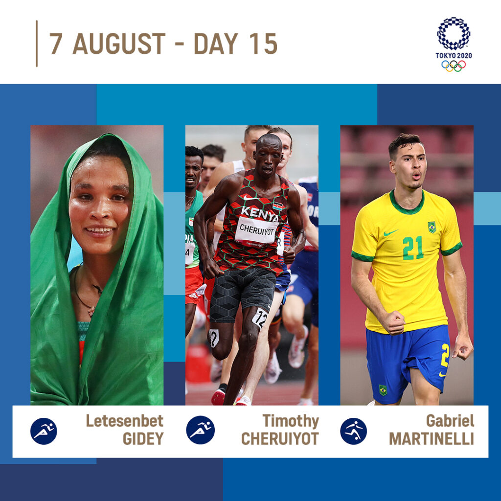 1日目⃣5⃣|  @ Olympics＃Tokyo2020 LetesenbetGideを観戦する選手...
