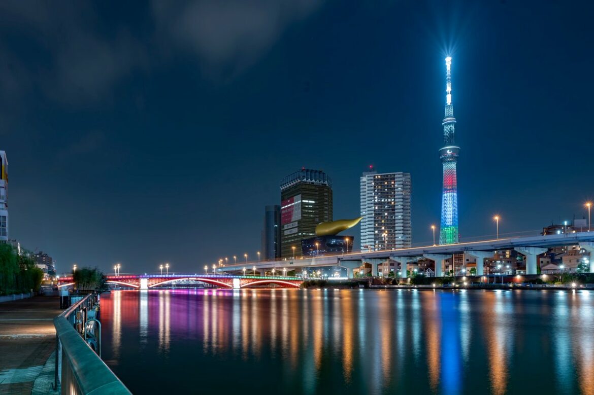 東京スカイツリーは確かに＃パラリンピック＃ユナイテッドの色で美しく見えます...