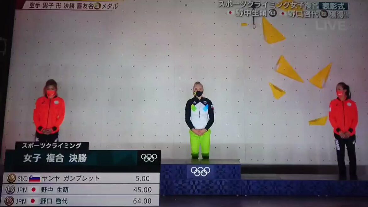 野口選手野中選手
おめでとうございます(*´▽｀*)/
野口選手お疲れ様でした(*´▽｀*)/
#野口啓代
#野中生萌 
#スポーツクライミング女子 ...