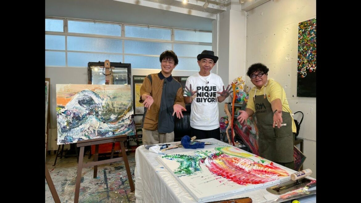 木に梨はなる「画家とキャンバスをクリエイト」特別編【WOWOW】
