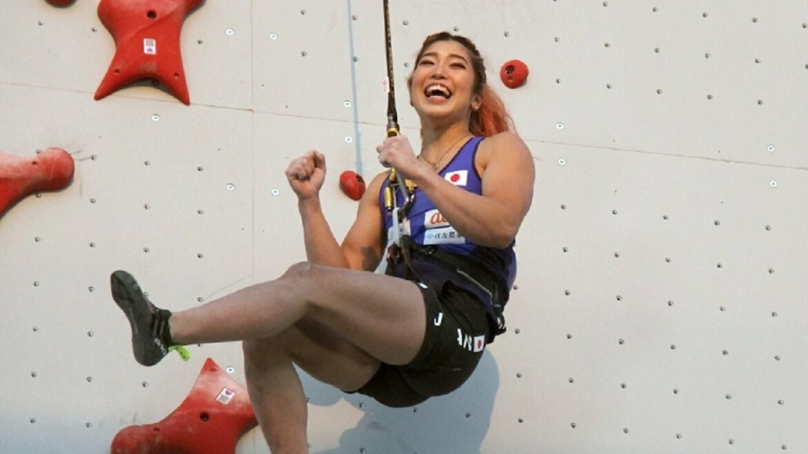 スポーツクライミング 野中生萌はスピードで日本記録更新