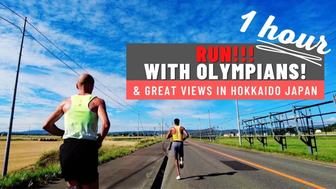 【ランニングBGM】東京オリンピックに出場したマラソン選手と一緒に走ろう！ランニングマシンのお供に！ドイツ代表選手が北海道の農道を駆け抜ける！【１時間タイマー付き】