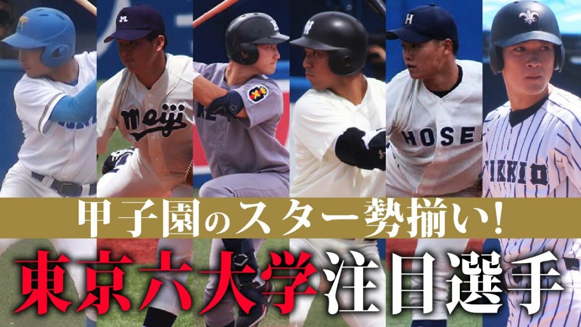 【甲子園のスター続々】大阪桐蔭OB、ドラフト候補スラッガーなど...　絶対に注目したい東京六大学の逸材たち