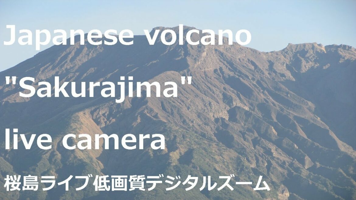 桜島ライブ　＃LIVE　＃桜島　＃ライブカメラ　＃噴火