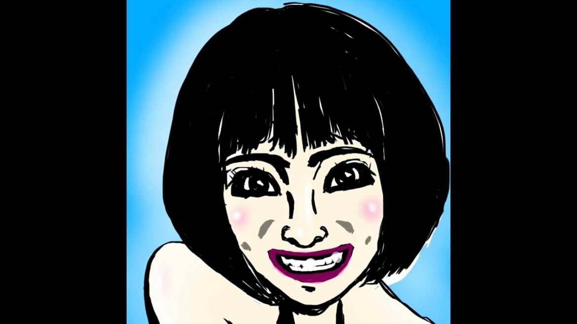 広瀬すず　似顔絵　　やんちゃ少女っぽい初期【アイビス】