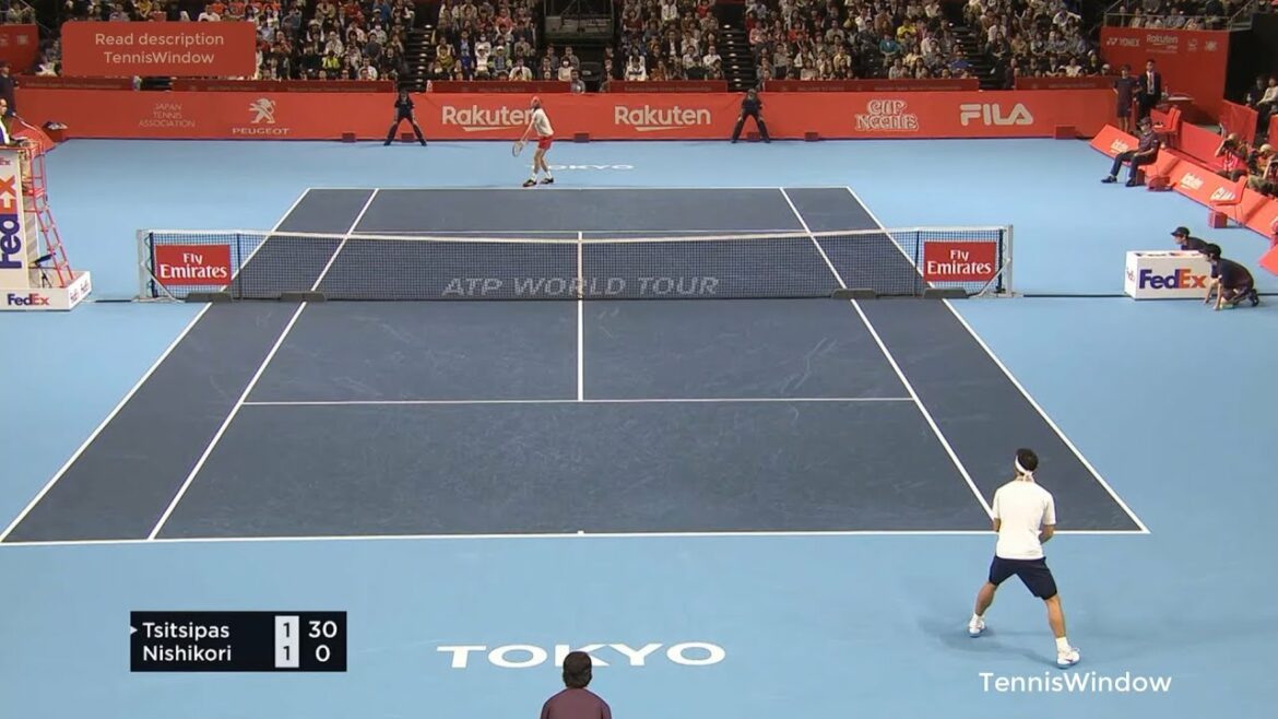 Nishikori (錦織) VS Tsitsipas (チチパス)
